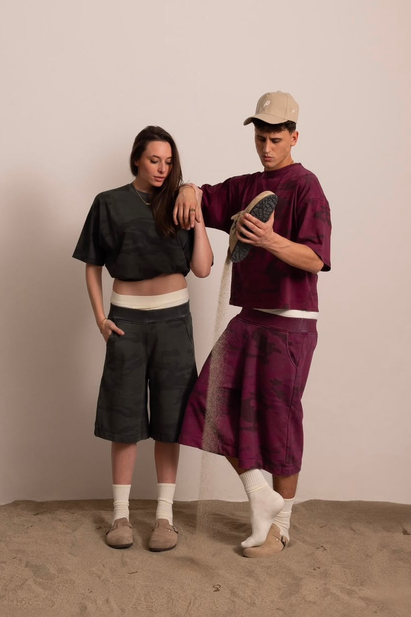 BORDEAUX CAMO EVERYDAY TEE