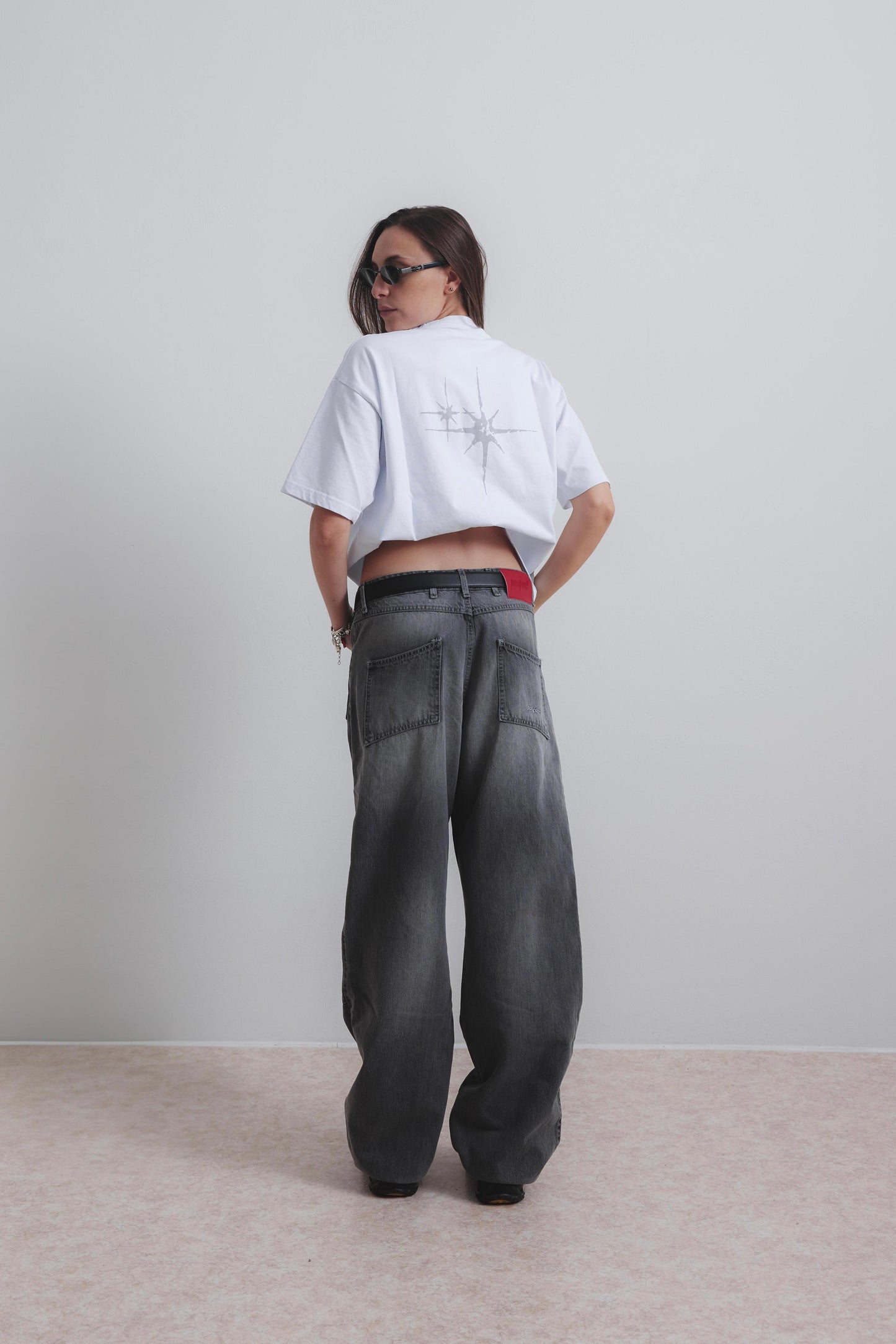 STORM GREY DOUBLE KNEE JEANS