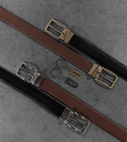 BLACK / CAROB PERFECT FLIP BELT