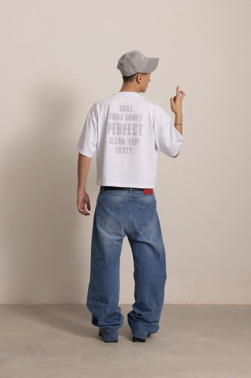 WHITE VIBES TEE