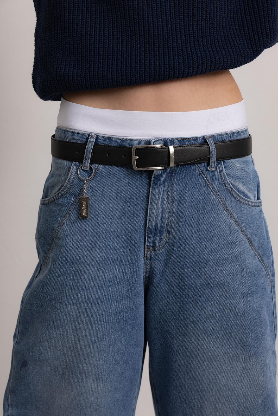 PERSIAN BLUE "P" LINES DENIM JEANS