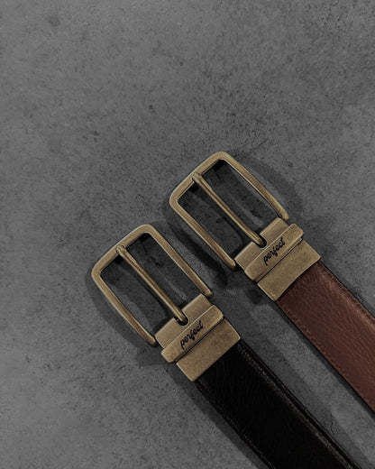 BLACK / CAROB PERFECT FLIP BELT