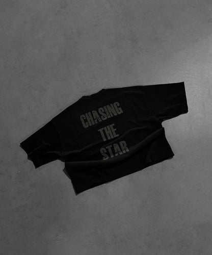 BLACK "P" STAR TEE
