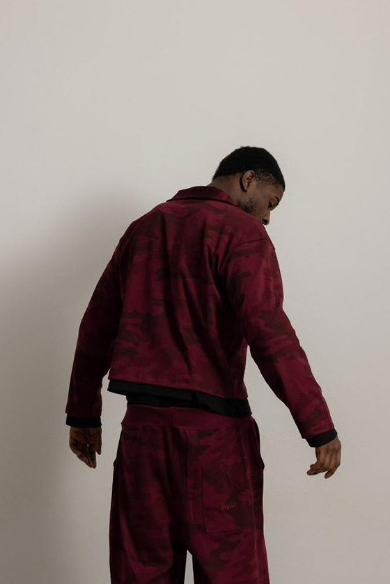 BORDEAUX CAMO FLOW SHIRT