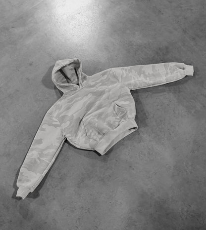 PEARL GREY CAMO HOODIE