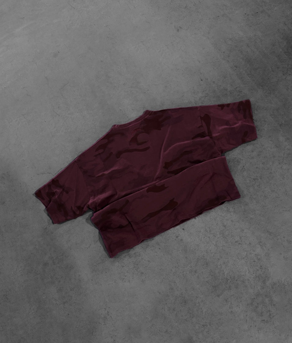 BORDEAUX CAMO EVERYDAY TEE