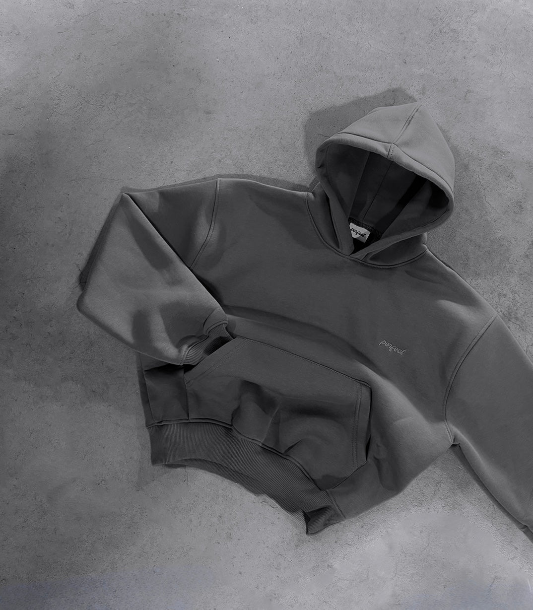 STONE GREY HOODIE