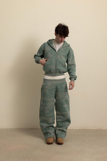 SAGE GREEN CAMO PANT