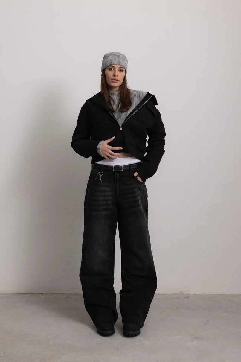 BLACK / GRAPHITE GREY PERFECT FLIP BELT