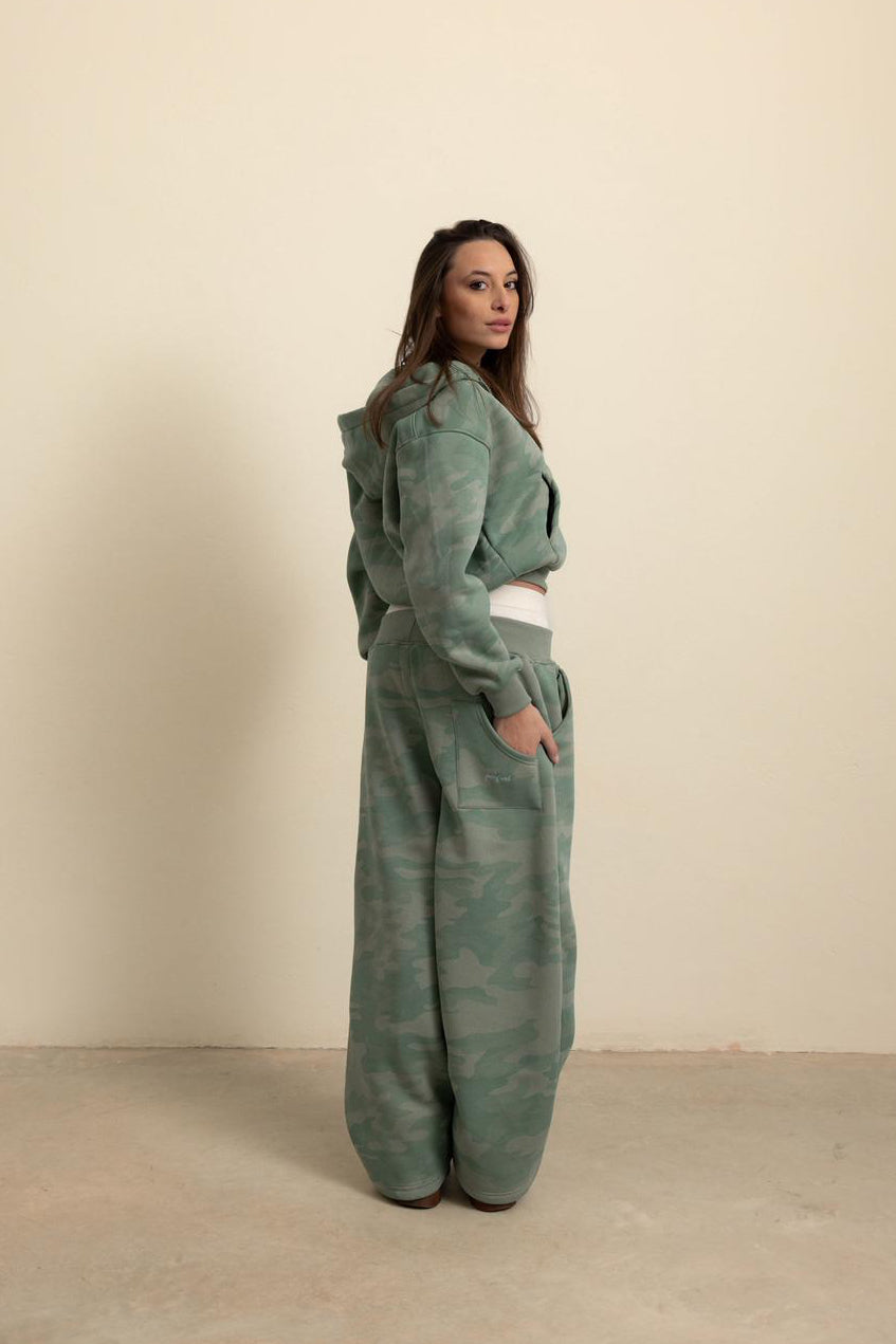 SAGE GREEN CAMO PANT