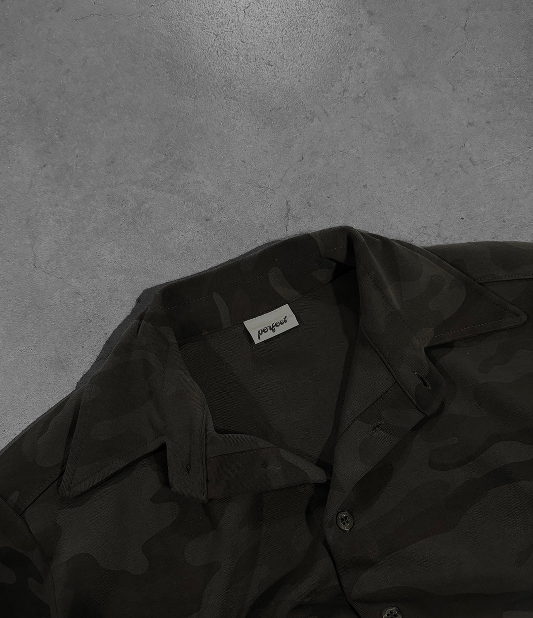 MILITARY GREEN CAMO FLOW SHIRT