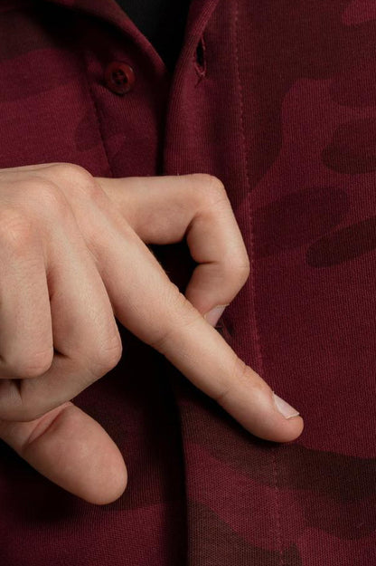 BORDEAUX CAMO FLOW SHIRT