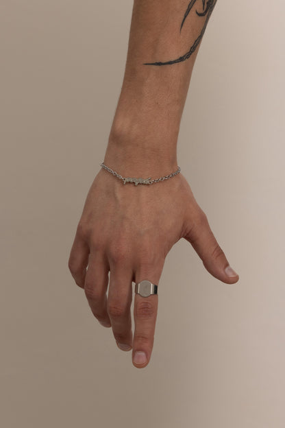 NICKEL "P" RING