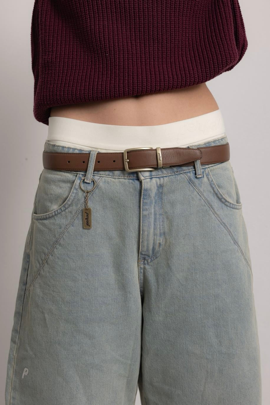 BLACK / CAROB PERFECT FLIP BELT