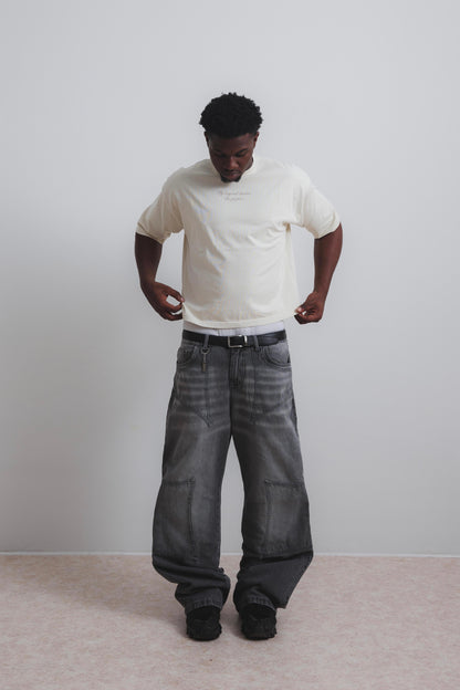 LIGHT SAND BUTTERFLY TEE