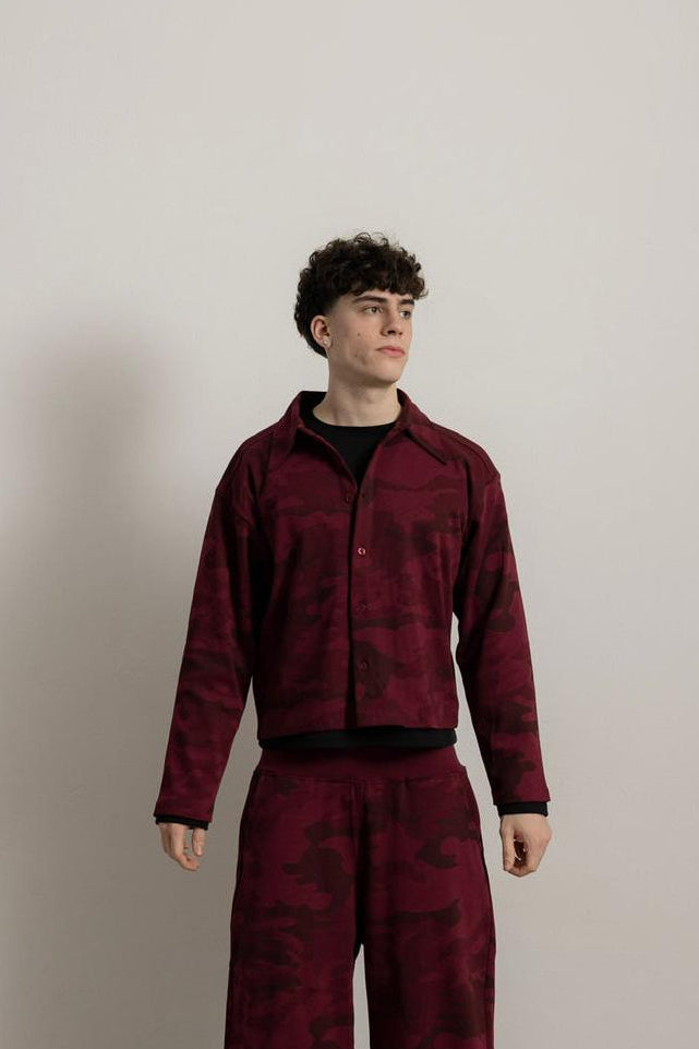 BORDEAUX CAMO FLOW SHIRT