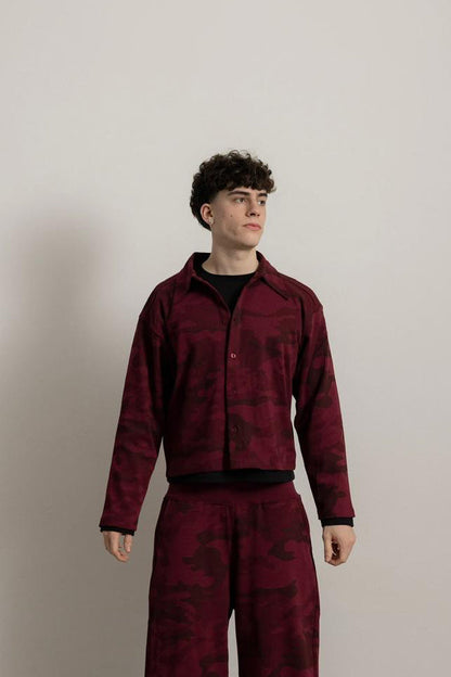 BORDEAUX CAMO FLOW SHIRT