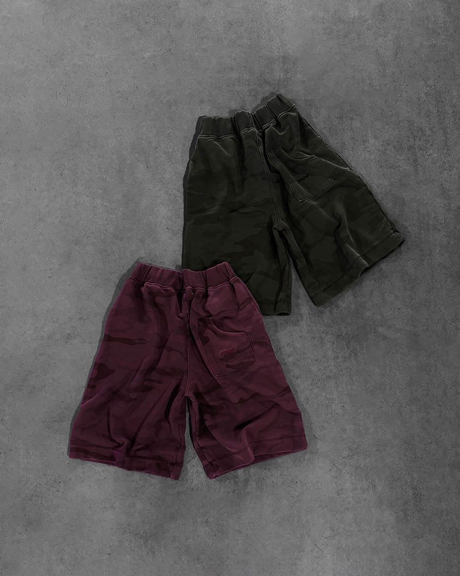 BORDEAUX CAMO SHORT