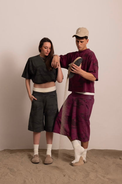 BORDEAUX CAMO EVERYDAY TEE