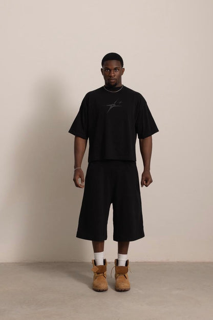 BLACK EVERYDAY SHORTS