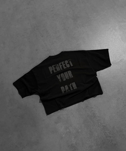 BLACK "P" VISION TEE