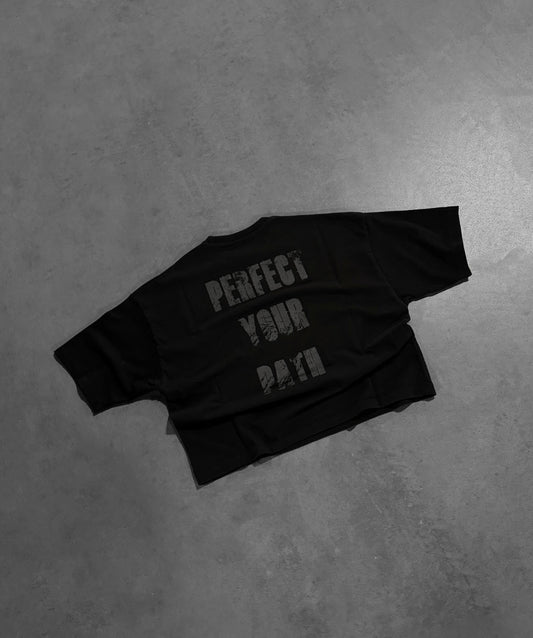 BLACK "P" VISION TEE