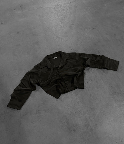 MILITARY GREEN CAMO FLOW SHIRT