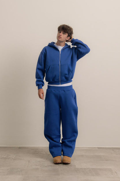 ROYAL BLUE ZIP HOODIE