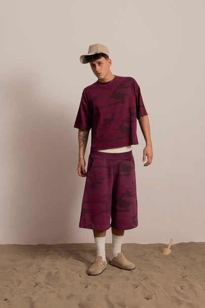BORDEAUX CAMO SHORT
