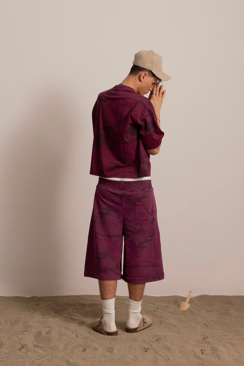 BORDEAUX CAMO EVERYDAY TEE