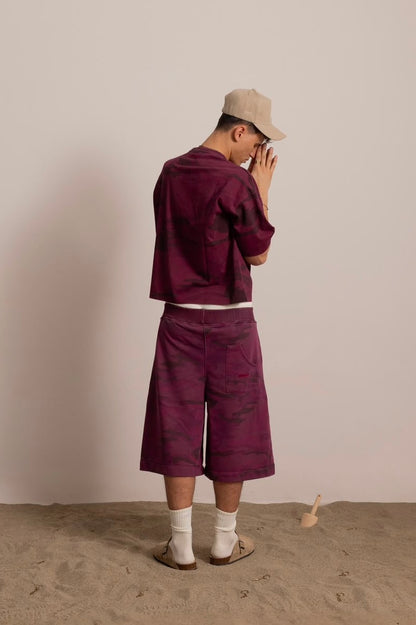 BORDEAUX CAMO SHORT