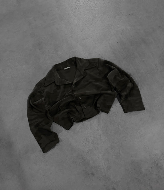 MILITARY GREEN CAMO FLOW SHIRT
