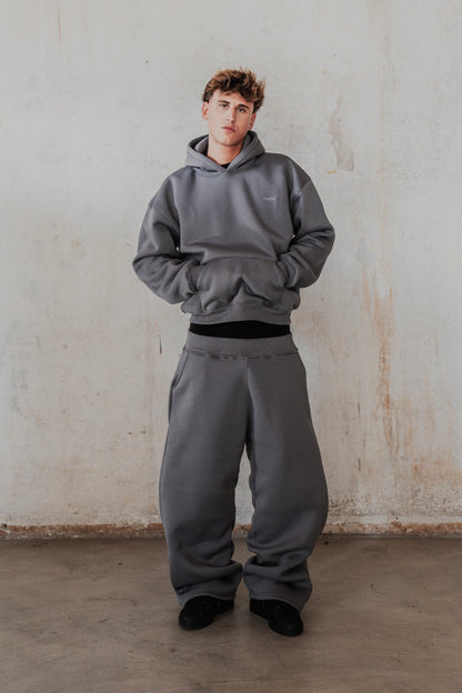 STONE GREY HOODIE