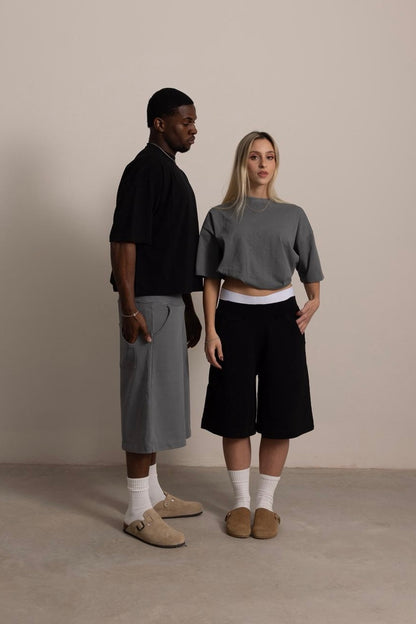 STONE GREY EVERYDAY SHORT