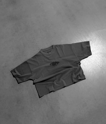 STONE GREY "P" VISION TEE