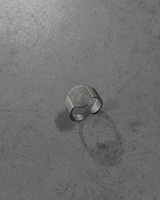 NICKEL "P" RING