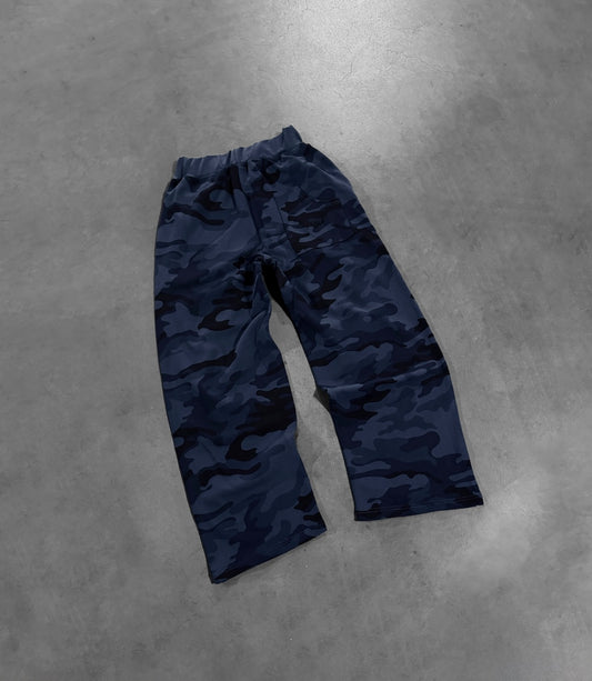 BLUE NAVY CAMO FLOW PANT