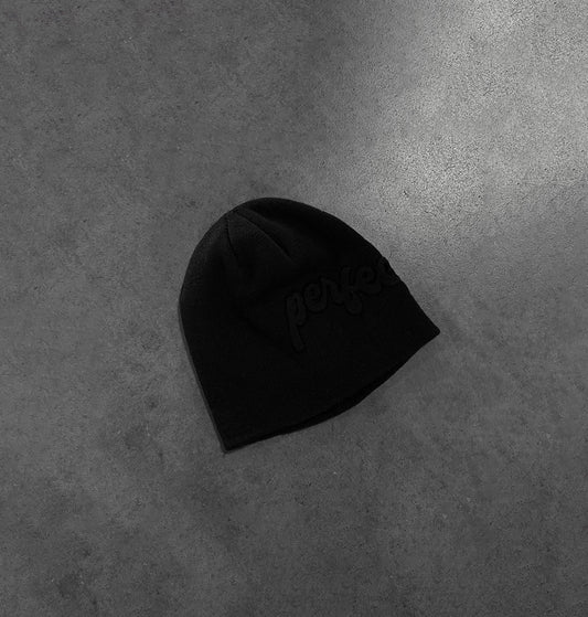 BLACK PERFECT BEANIE