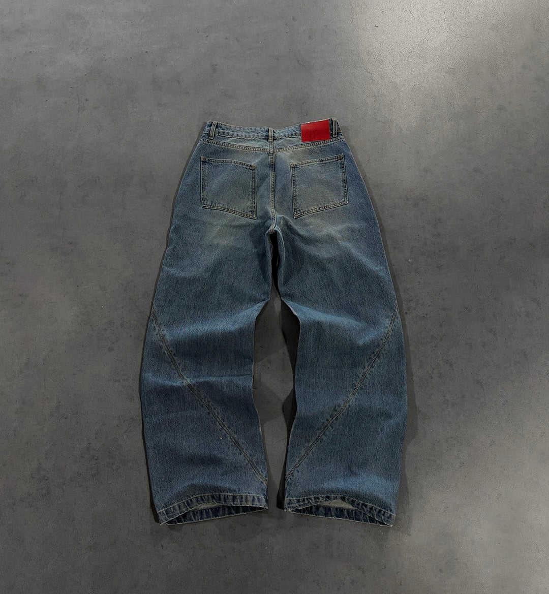 PERSIAN BLUE LINES DENIM JEANS