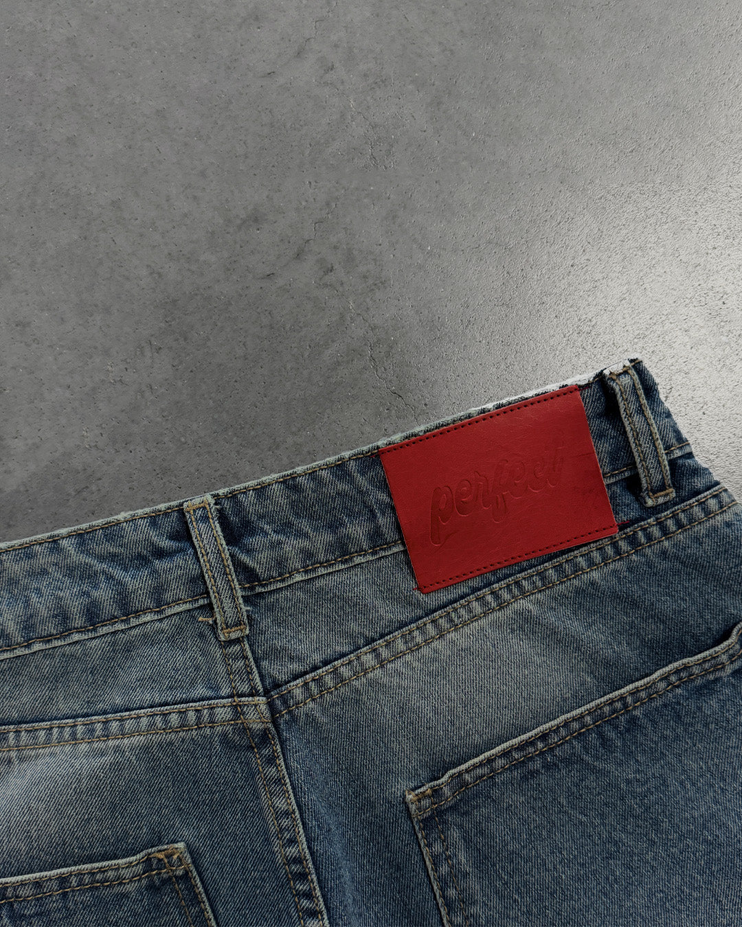 PERSIAN BLUE LINES DENIM JEANS