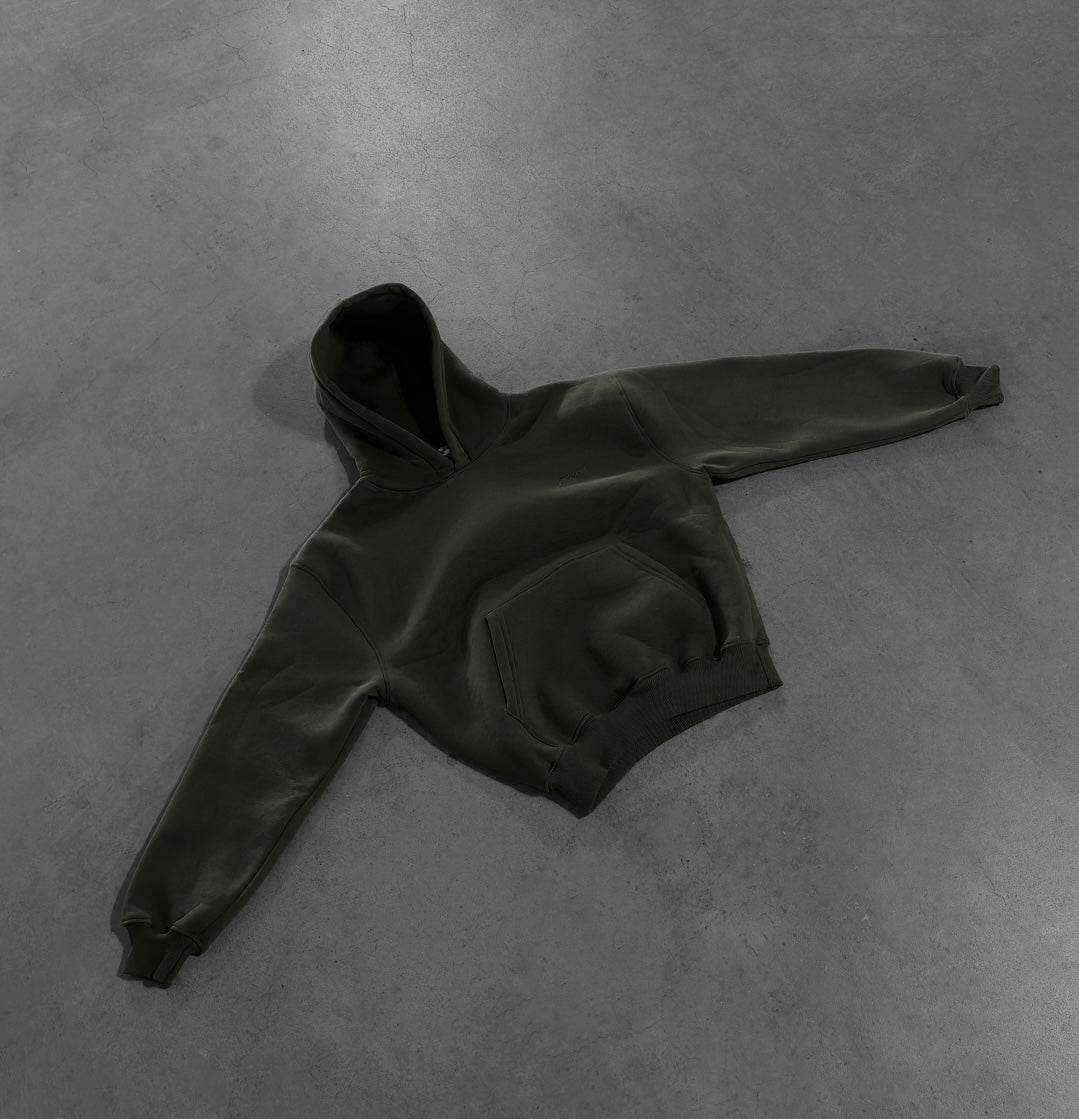MILITARY GREEN HOODIE