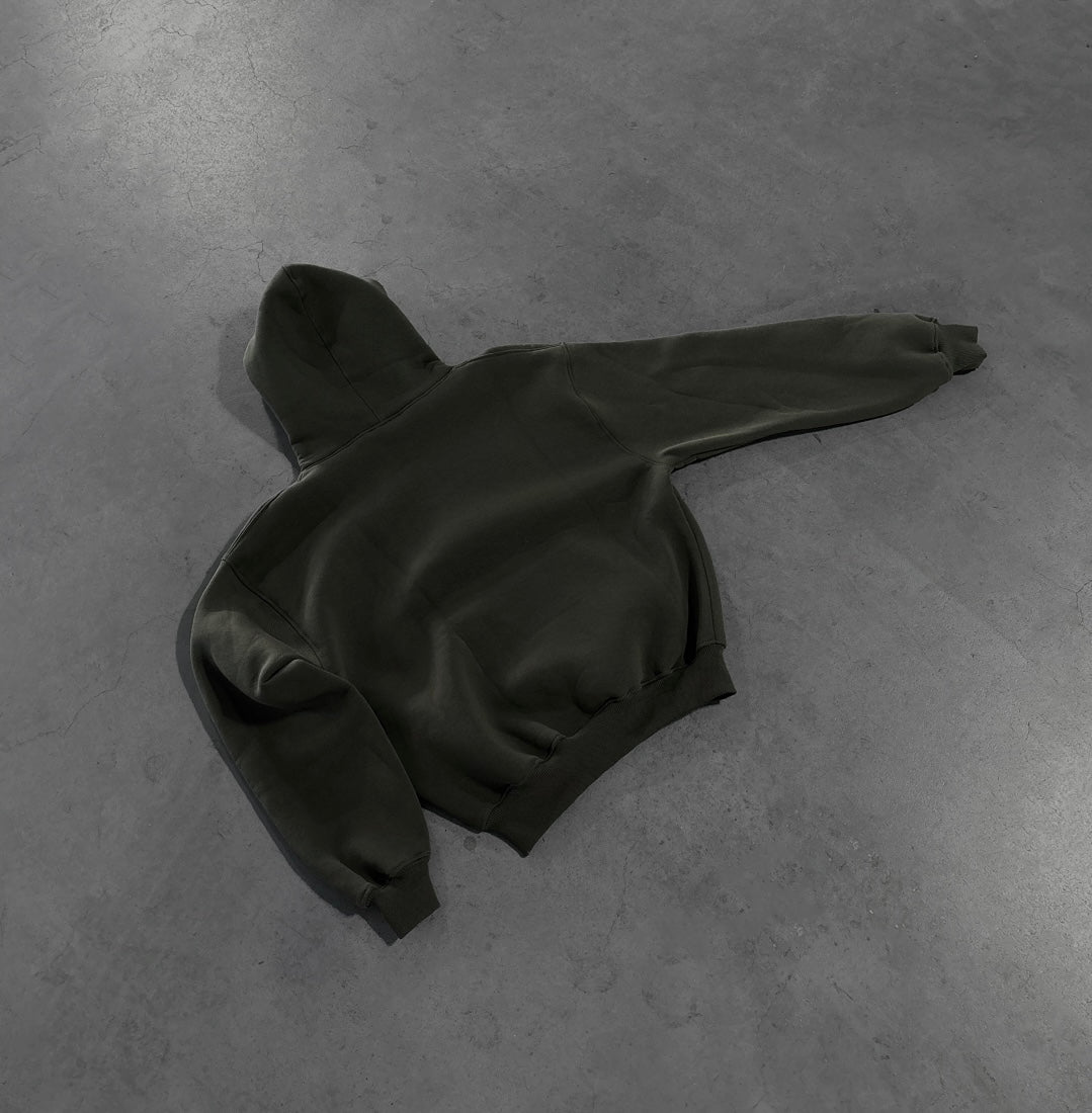 MILITARY GREEN HOODIE
