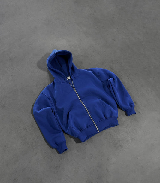 ROYAL BLUE ZIP HOODIE
