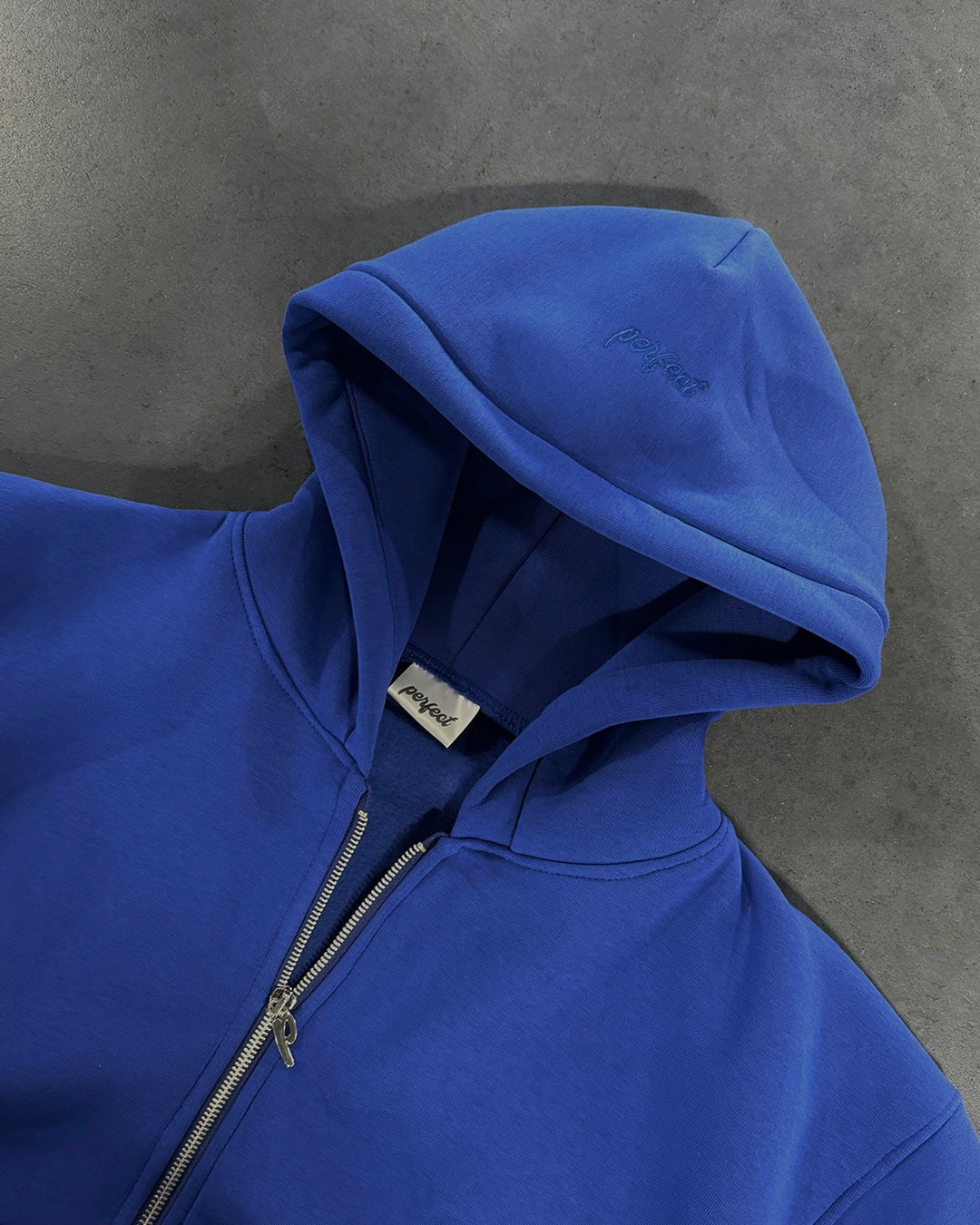ROYAL BLUE ZIP HOODIE